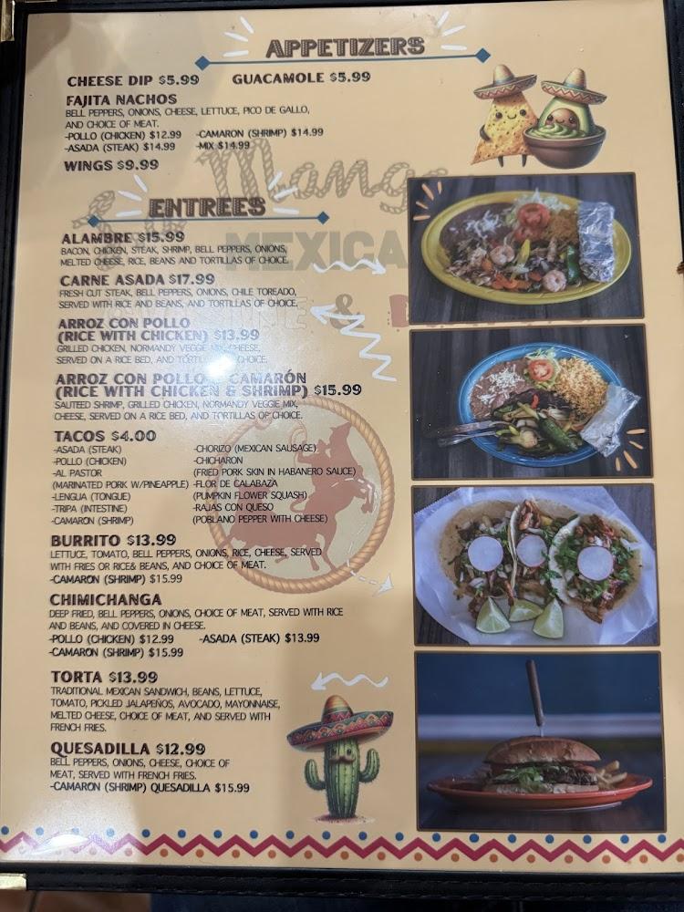 La Manganita Menu image 1