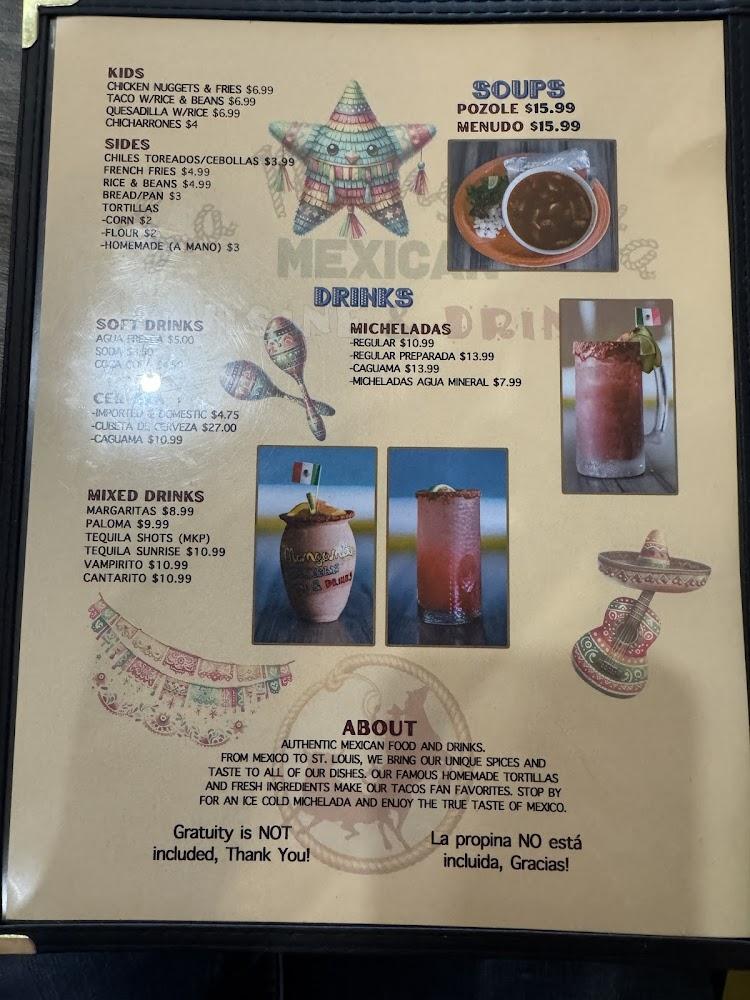 La Manganita Menu image 3
